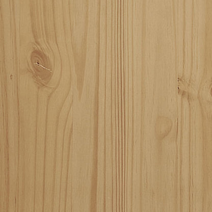 Chest of Drawers FLORO Wax Brown Solid Wood Pine