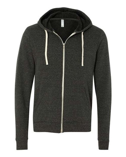 Unisex Triblend Sponge Fleece Full-Zip Hoodie Sweatshirt - 2010