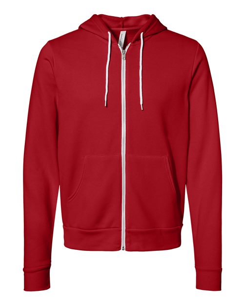 Unisex Sponge Fleece Full-Zip Hoodie Sweatshirt - 2769