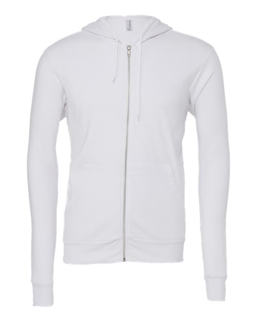 Unisex Sponge Fleece Full-Zip Hoodie Sweatshirt - 2769