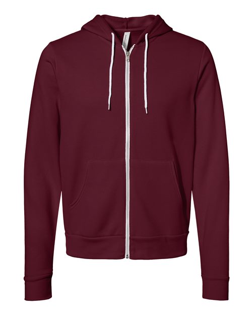 Unisex Sponge Fleece Full-Zip Hoodie Sweatshirt - 2769