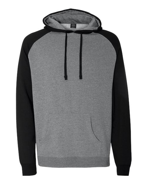 Unisex Raglan Hooded Sweatshirt - 2387