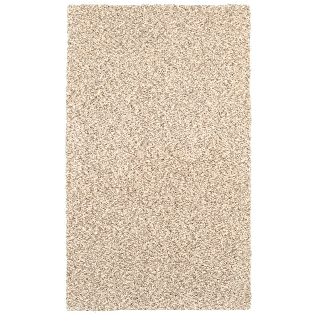 10' X 13' Modern Soft Tan Indoor Area Rug