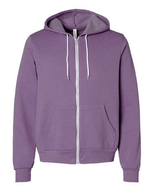 Unisex Sponge Fleece Full-Zip Hoodie Sweatshirt - 2769