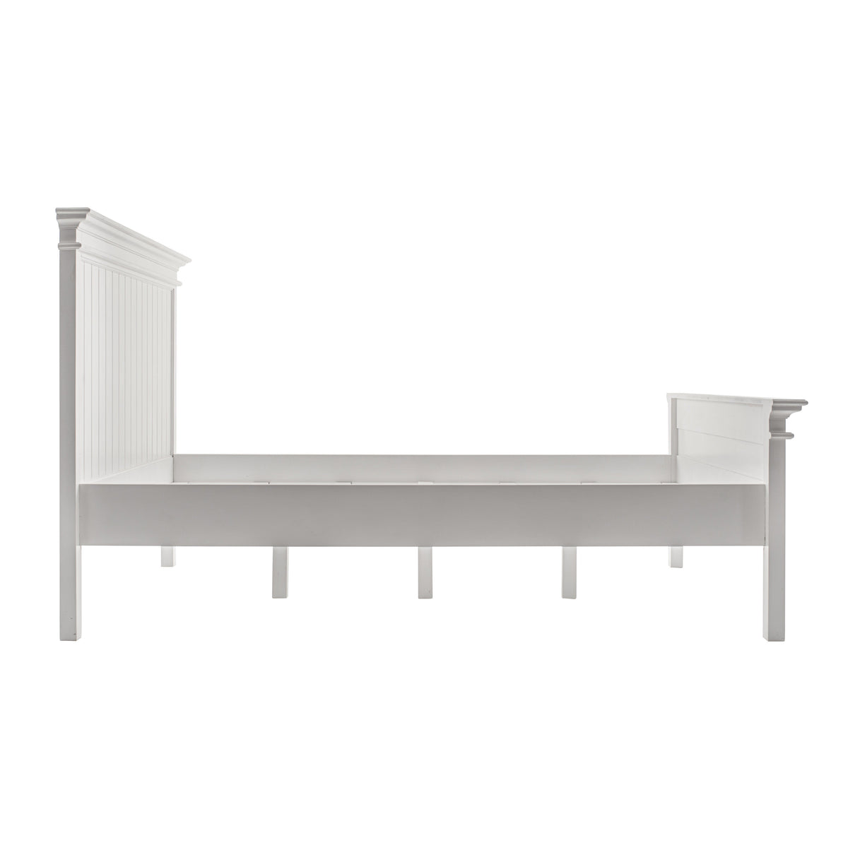 Classic White Panel Queen Size Bed
