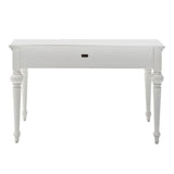 47" White Computer Desk With Two Drawers