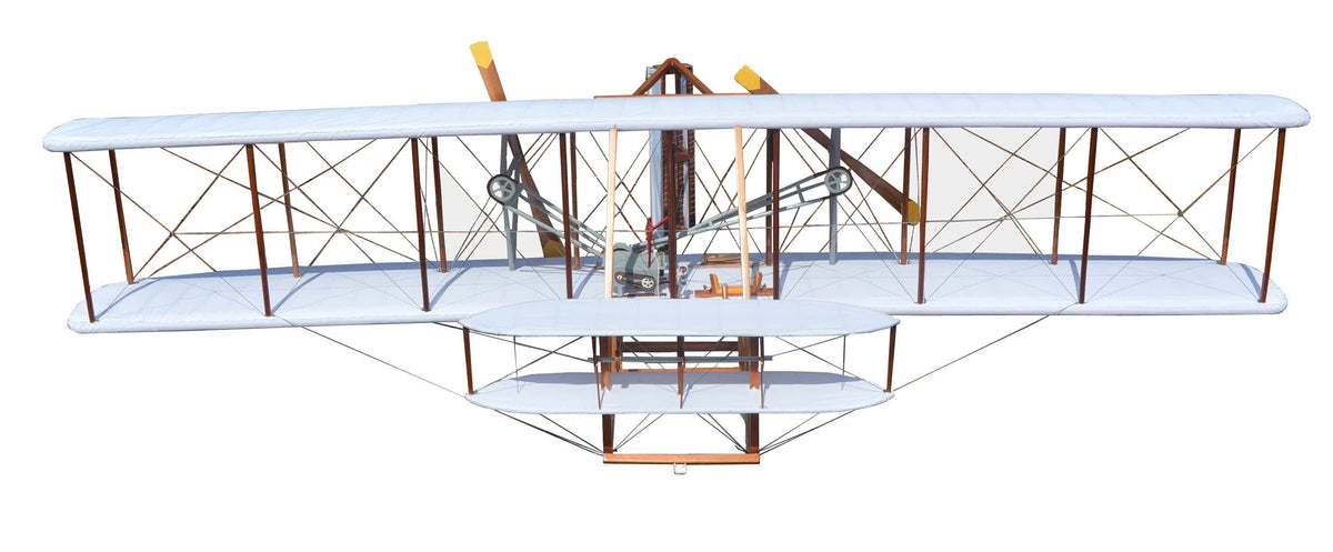 c1903 Wright Brothers 8" Cedar Wood Replica Plane Model