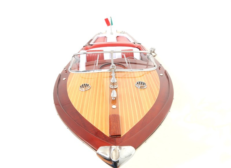 10" Riva Aquarama Hand Painted Decorative Boat