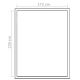 Reinforced Aluminum Greenhouse with Base Frame 49.5ft²