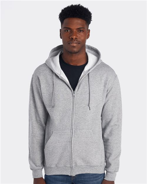 Unisex NuBlend® Full-Zip Hooded Sweatshirt - 414