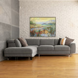Marsh In May Canvas Silver Floater Frame Print Wall Art