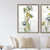 Late Summer Wildflower I Framed Art Silver Picture Frame Print Wall Art