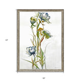 Late Summer Wildflower I Framed Art Silver Picture Frame Print Wall Art