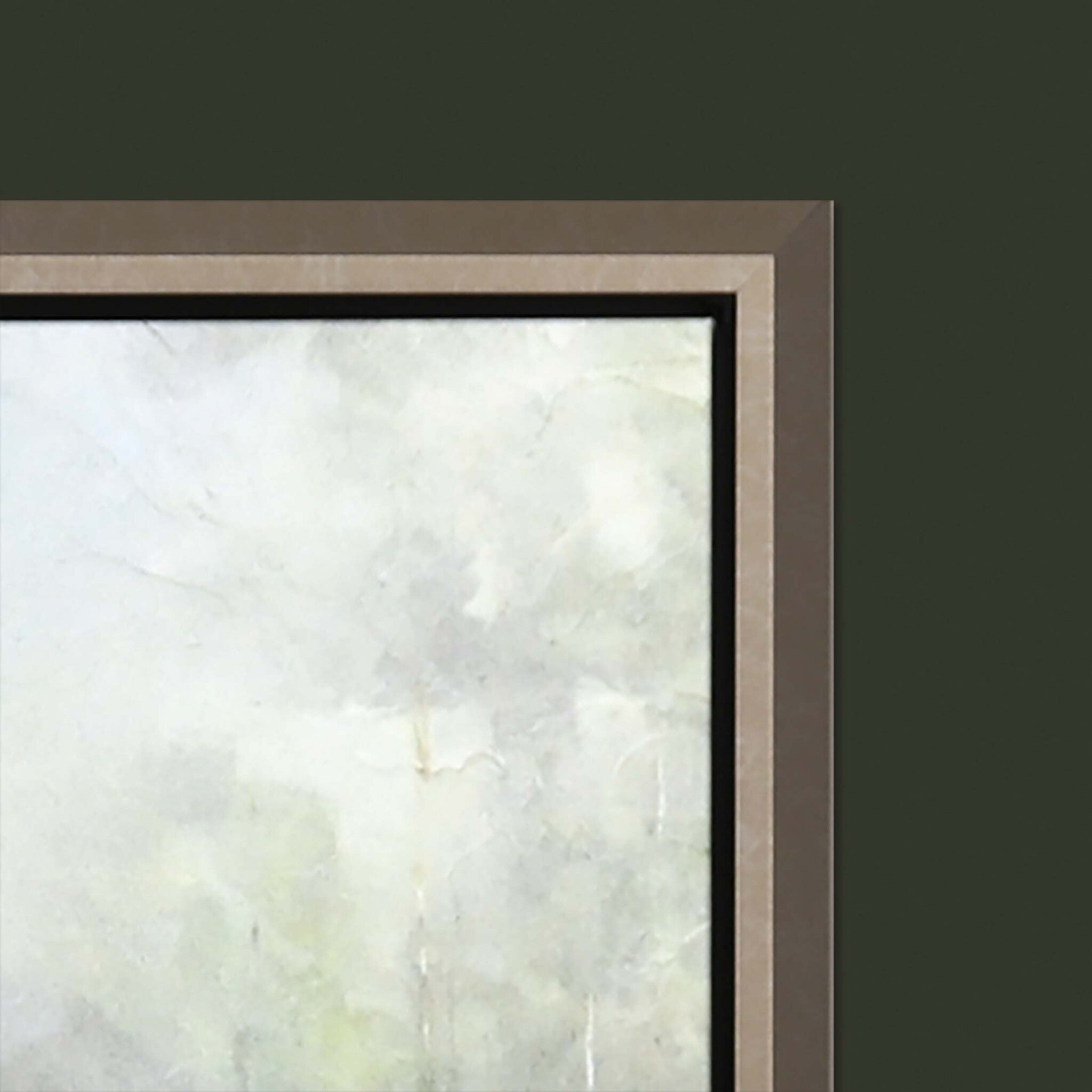 A Quiet Place Canvas Silver Floater Frame Print Wall Art
