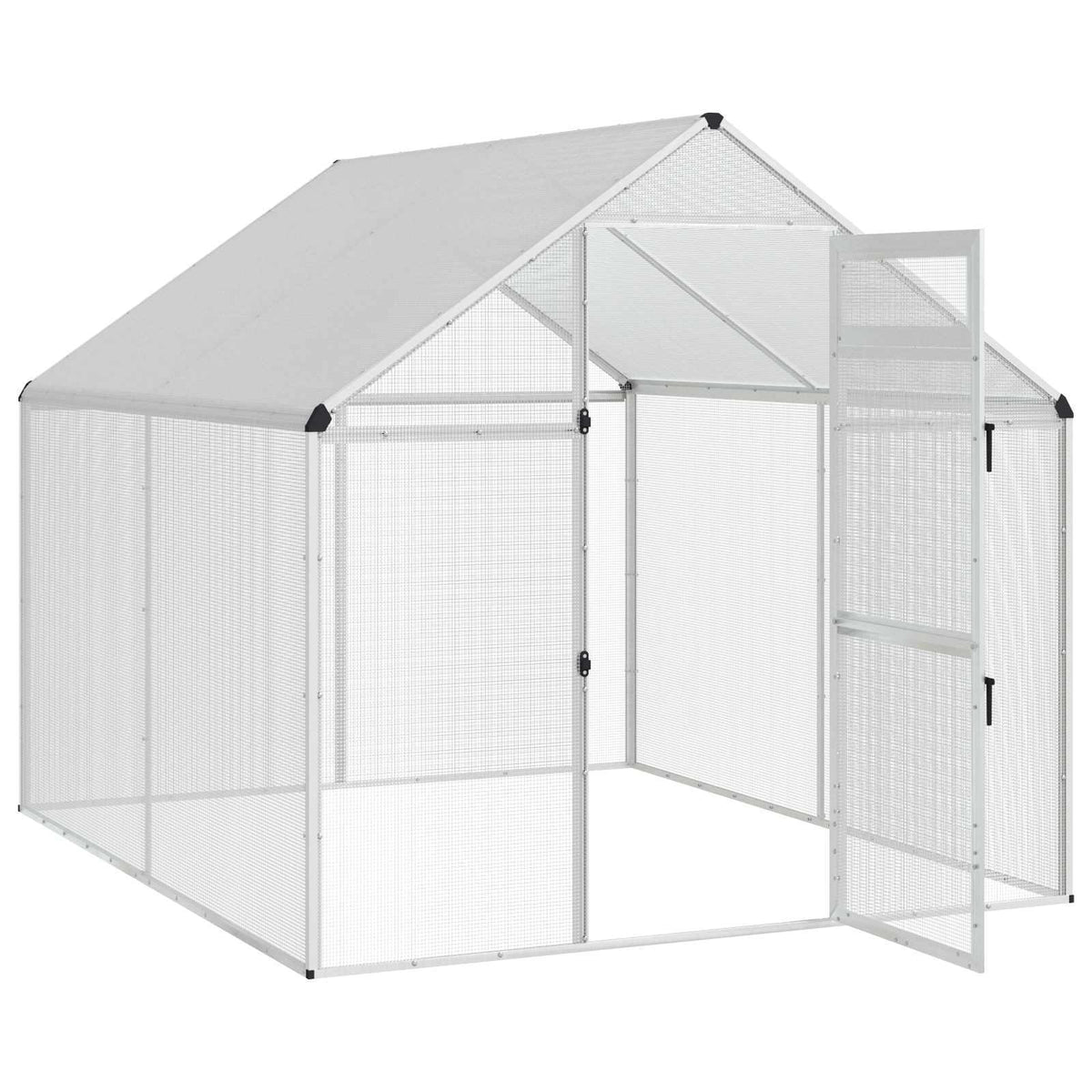 Bird Cage Silver 71.46 x 87.01 x 68.31 in