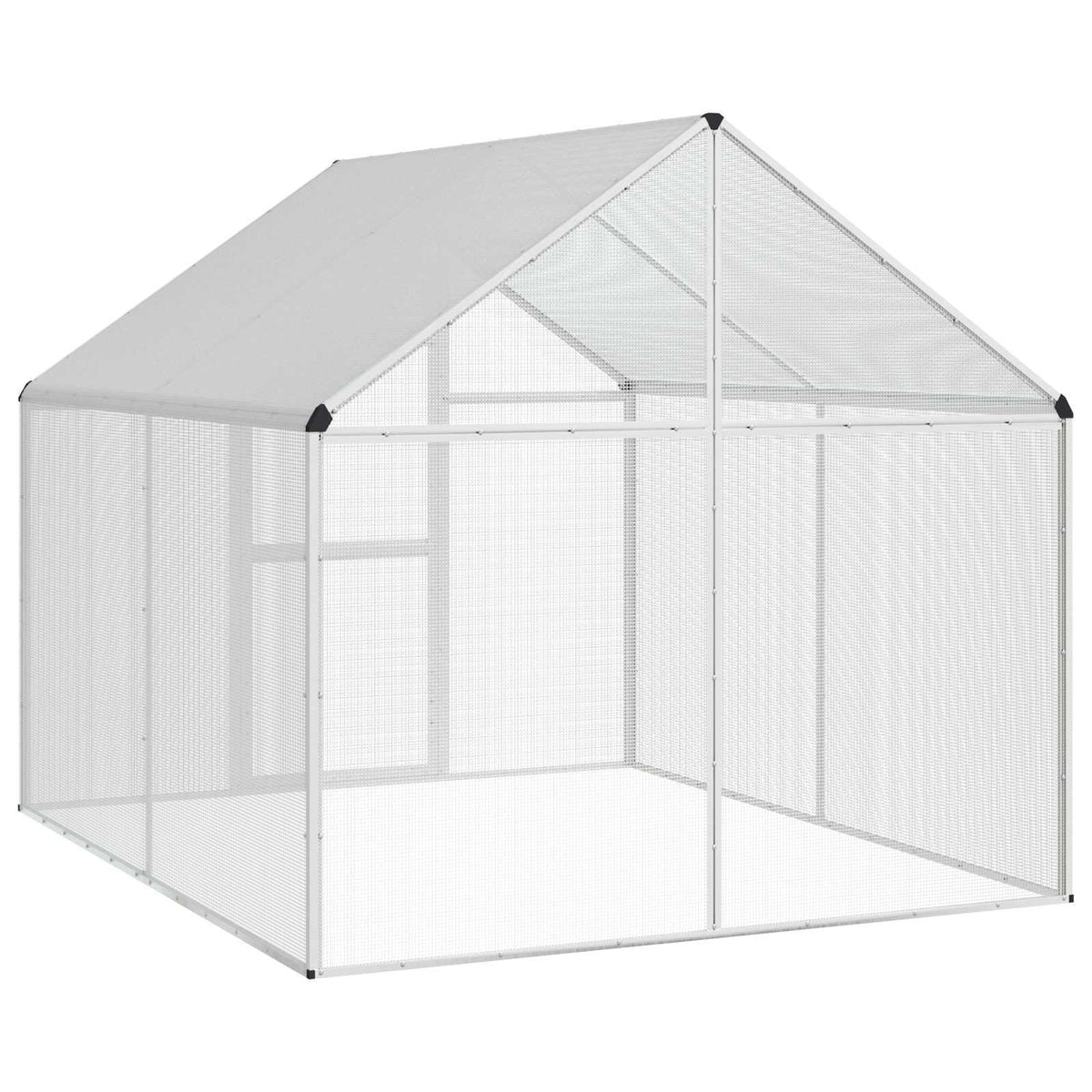 Bird Cage Silver 71.46 x 87.01 x 68.31 in