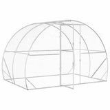 Chicken Coop Silver 78.74 x 118.11 x 78.74 in Galvanised Steel