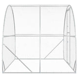 Chicken Coop Silver 78.74 x 118.11 x 78.74 in Galvanised Steel