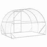 Chicken Coop Silver 78.74 x 118.11 x 78.74 in Galvanised Steel