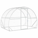 Chicken Coop Silver 78.74 x 118.11 x 78.74 in Galvanised Steel