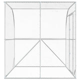 Chicken Coop Silver 78.74 x 78.74 x 84.65 in Galvanised Steel