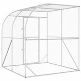 Chicken Coop Silver 78.74 x 78.74 x 84.65 in Galvanised Steel