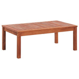 4 Piece Patio Lounge Set Solid Acacia Wood