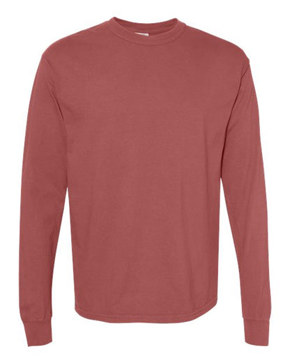 Unisex Garment-Dyed Heavyweight Long Sleeve T-Shirt - 2217