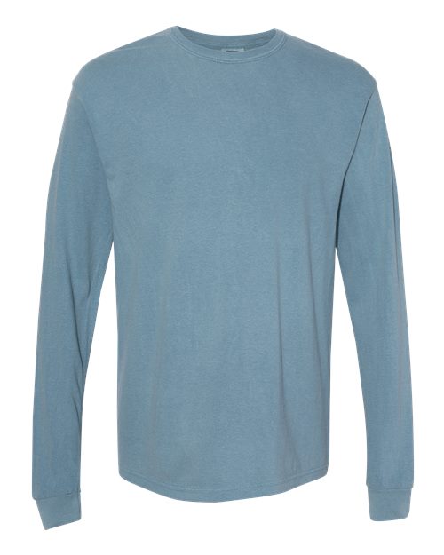 Unisex Garment-Dyed Heavyweight Long Sleeve T-Shirt - 2217