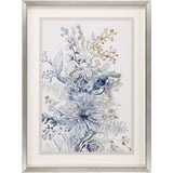 Royal Blue I Framed Art Silver Picture Frame Print Wall Art