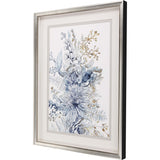 Royal Blue I Framed Art Silver Picture Frame Print Wall Art
