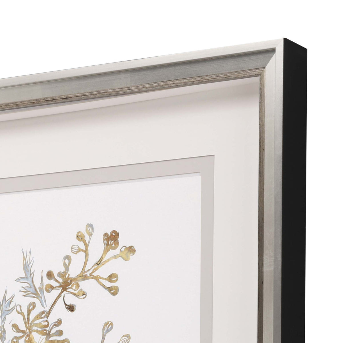 Royal Blue I Framed Art Silver Picture Frame Print Wall Art