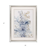 Royal Blue I Framed Art Silver Picture Frame Print Wall Art