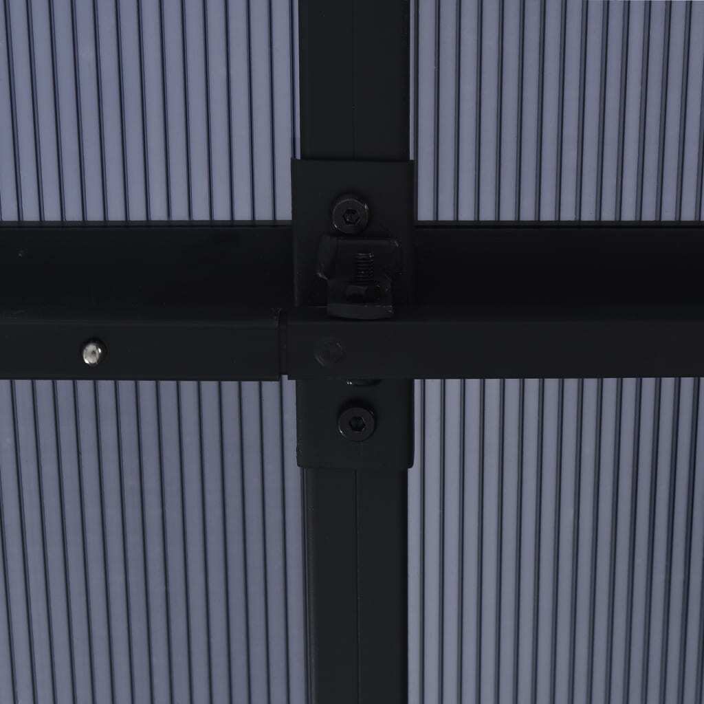 Gazebo with Curtain 13.3'x9.6'x8'Anthracite