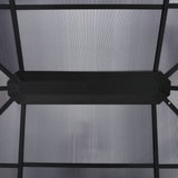 Gazebo with Curtains 157.5"x118.1"x104.3" Anthracite