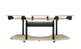 83" Natural and Black Music Recording Studio Desk