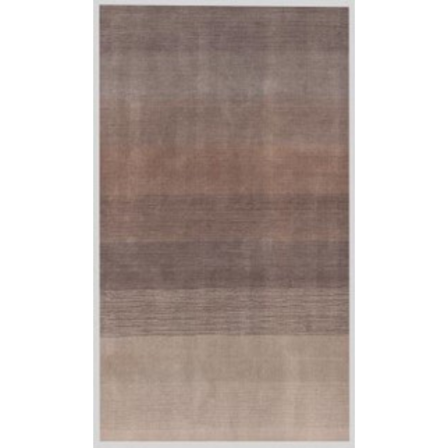 9' X 12' Violet Taupe And Brown Ombre Hand Loomed Area Rug