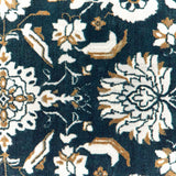 10' X 13' Blue and Ivory Oriental Power Loom Area Rug