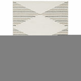 10' X 13' Beige Grey Sage Green Pale Blue Brown And Charcoal Geometric Power Loom Stain Resistant Area Rug