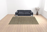 10' X 13' Blue and Silver Geometric Power Loom Area Rug