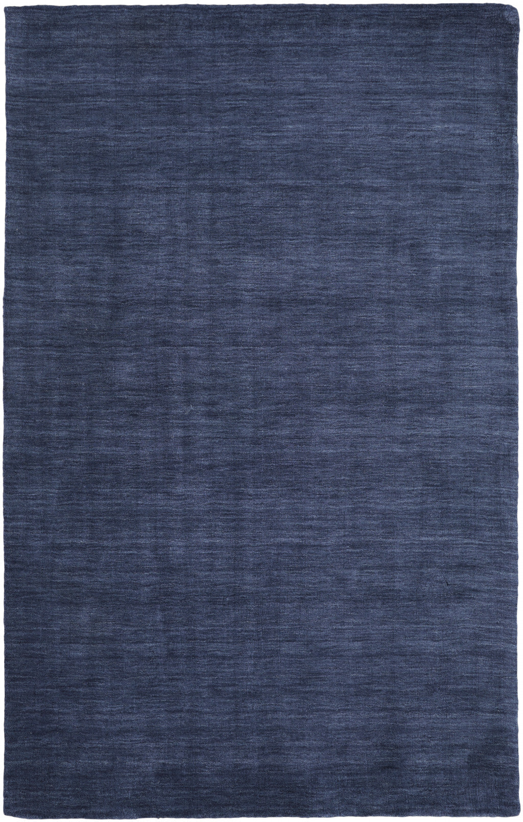 10' X 13' Blue Wool Hand Woven Area Rug