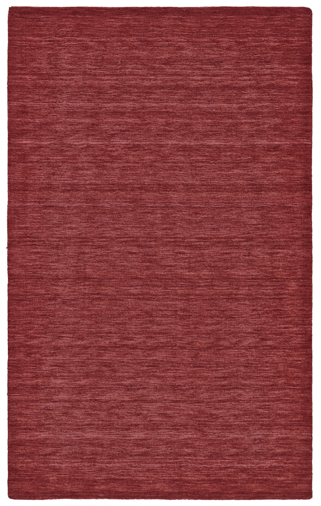10' X 13' Red Wool Hand Woven Area Rug