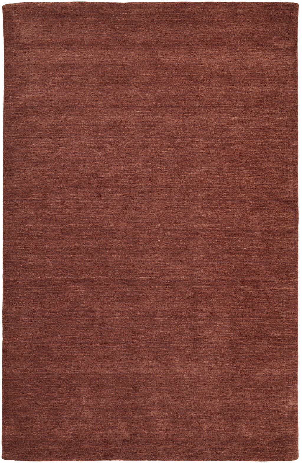 10' X 13' Orange and Red Wool Hand Woven Area Rug