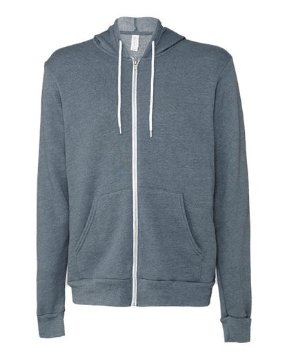 Unisex Sponge Fleece Full-Zip Hoodie Sweatshirt - 2769