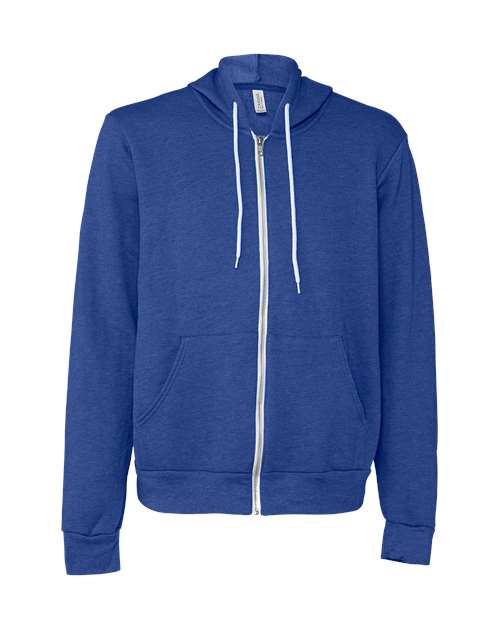 Unisex Sponge Fleece Full-Zip Hoodie Sweatshirt - 2769