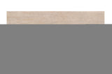 58" White Distressed and Carved Solid Wood Dining bench