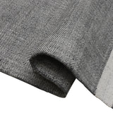 9' X 12' Gray Striped Handmade Stain Resistant Non Skid Indoor Outdoor Area Rug