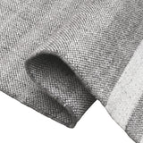 9' X 12' Gray Striped Handmade Stain Resistant Non Skid Indoor Outdoor Area Rug