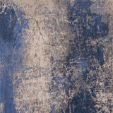 6' X 8' Blue and Gray Abstract Non Skid Area Rug
