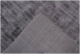 9' X 12' Charcoal Hand Loomed Area Rug